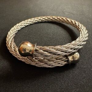 Stainless Steel Twisted Cable Bracelet